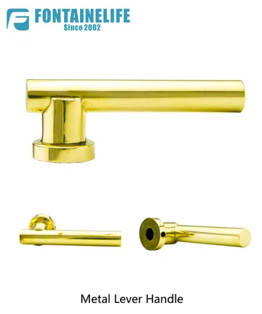 현대적인 디자인을 위한 황동 손잡이